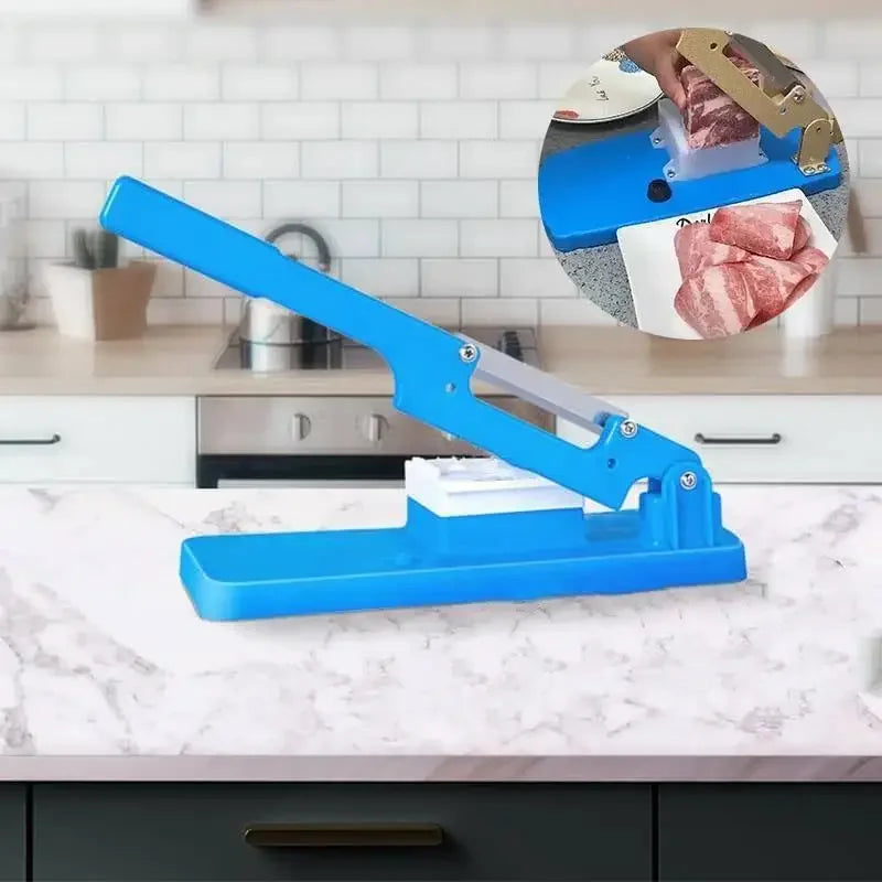 Kitchen Tool Meat Slicing Machine Portable Table Slicers Adjustable Manual Fruit Vegetable Grater Beef Mutton Roll Slicer Peeler