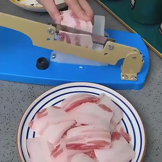 Kitchen Tool Meat Slicing Machine Portable Table Slicers Adjustable Manual Fruit Vegetable Grater Beef Mutton Roll Slicer Peeler